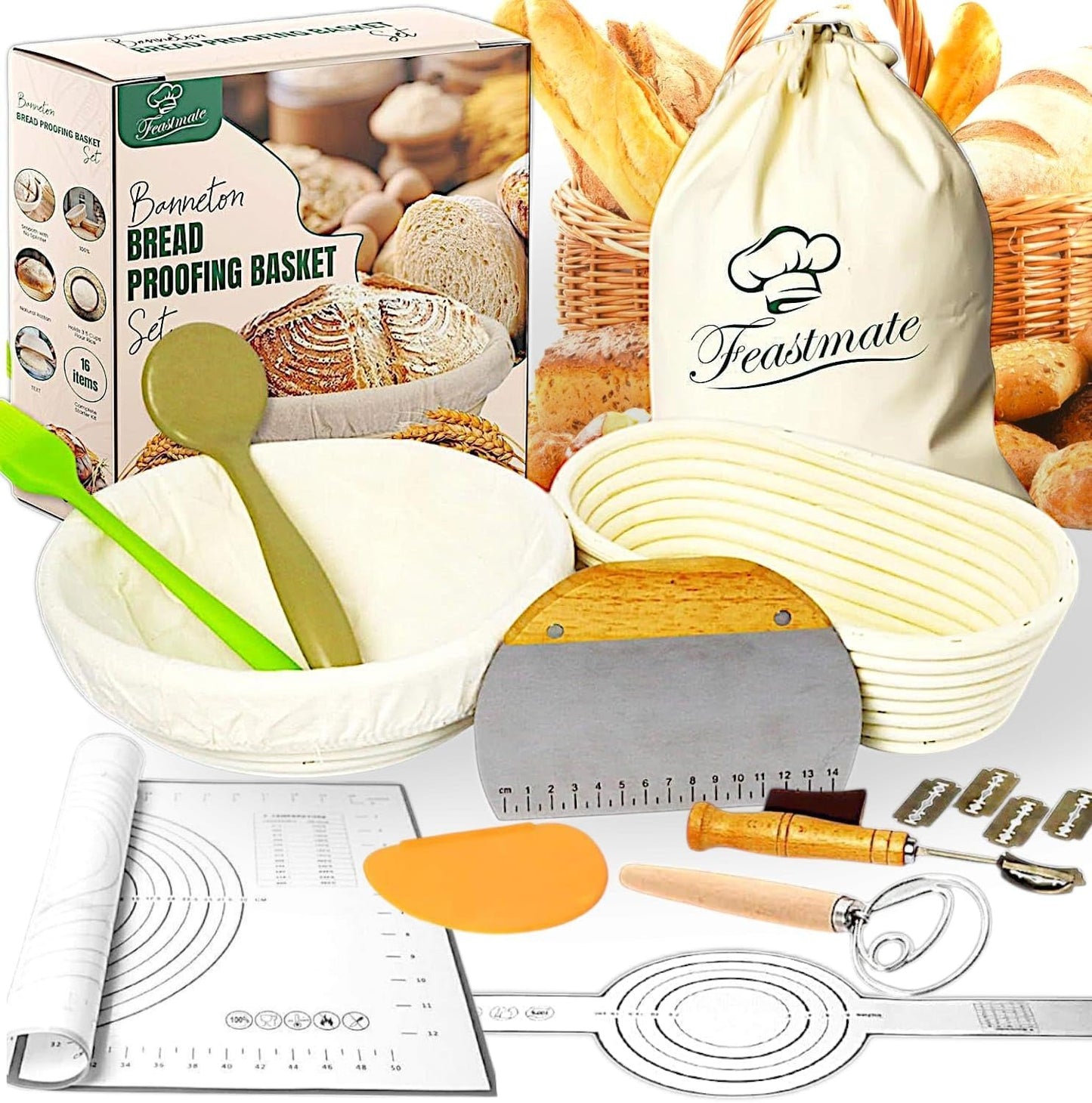 Feastmate Sourdough Starter Kit