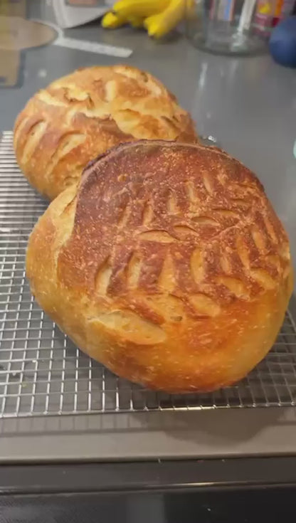 FeastMate™ Sourdough Starter Kit – Complete Bread Proofing & Baking Set with Banneton Baskets & Essential Tools